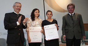 Premiazione vincitrici premio giovani ricercatrici